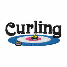 Curling Logo Embroidered Track Jacket
