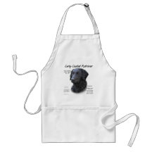 Curly-Coated Retriever History Design Aprons
