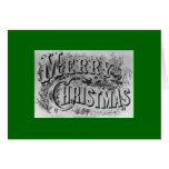 Currier & Ives Merry Christmas Card