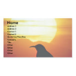 Curved bill thrasher on saguaro, Sonoran Desert, U Business Cards