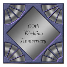 Custom 25th Wedding Anniversary Party Invitation
