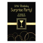 Custom 50th Birthday Surprise Party Invitations