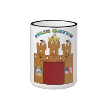 Custom American Bobtail House crest mug - USA