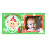 Custom Baby's First Christmas Photo Card