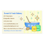 Custom Bakery Business Card