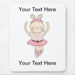 Custom Ballerina Bunny Mousepad - Customisable