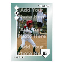 Custom Baseball Card Business Card