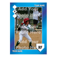 Custom Baseball Card Business Card Template