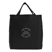 Custom Biking Embroidered Bag