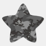 Custom Black Camo Stickers