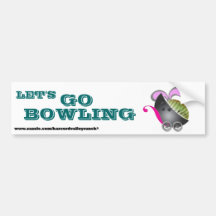 Custom bowling Bumper Stickers