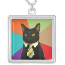 Custom Business Cat Necklace