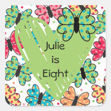 Custom Butterflies Sticker