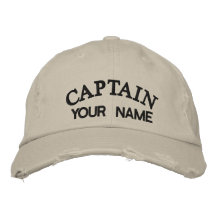 CUSTOM CAPTAIN - Embroidered Hat