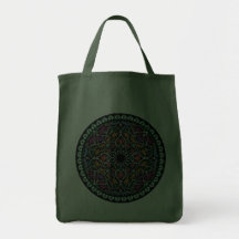 Custom Celtic Knot Abstract Design Canvas Bags