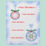 Custom Christmas Ornament Business or Personal flyers