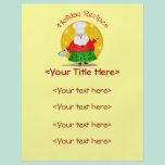 Custom Christmas Santa  Recipe Page / Other flyers