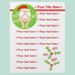 Custom Christmas Scenes Business or Personal flyers