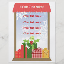 Custom Christmas Scenes Business or Personal Full Color Flyer