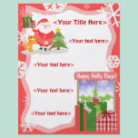 Custom Christmas Scenes Business or Personal flyers