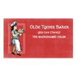 Custom color bakery boy cake business cards business cards