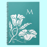 Custom Colour Nouveau Poppy Notebook notebooks