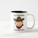 Custom Cowboy Brown Mug - Customisable