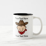 Custom Cowboy Red Mug - Customisable