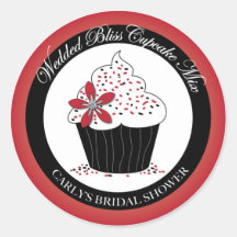 Custom Cupcake Stickers