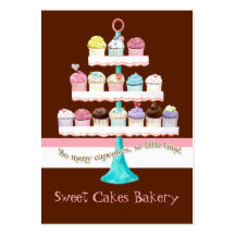Custom Cupcake Sweet Shoppe Business Cards
