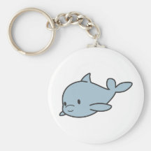 Custom Cute Baby Dolphin Cartoon Key Chains
