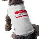 Custom Dog Name Prince Dog Shirt