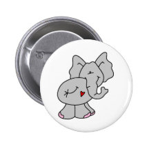 Custom Elephant Button