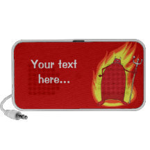 Custom Evil iPhone iPod MP3 Player Speakers