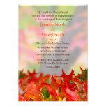Custom Fall Wedding Invitations invitations