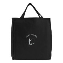 Custom Fishing Embroidered Bag
