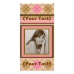 Custom General / Family Argyle Style Photo Card