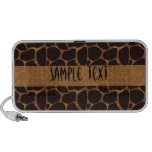 Custom Giraffe Print Speaker System