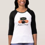 Custom Halloween Black Cat T-shirt