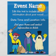 Custom Halloween Costumes Flyers