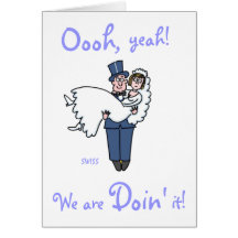 Custom Humourous Wedding Invites Template Cards