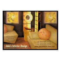 Custom Interior Design / Fashion Business Card