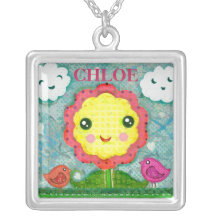 Custom Kawaii Flower Necklace