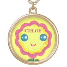 Custom Kawaii Flower Necklace