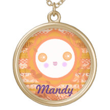 Custom Kawaii Smiley Necklace