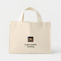 Custom leather handbag
