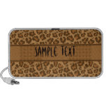 Custom Leopard Print Notebook Speakers