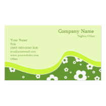 Custom Lime Green business cards