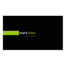 Custom Modern 519b Business Cards