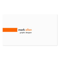 Custom Modern 520 business cards